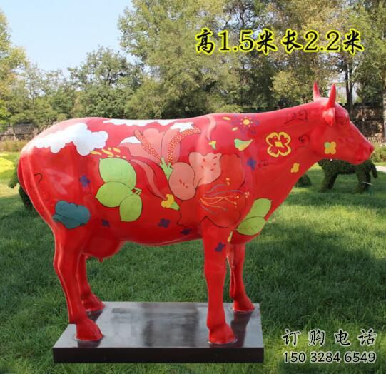 花牛雕塑厂家 彩色原理设计 不锈钢花牛雕塑供应商 花牛雕塑厂家 彩色原理设计 不锈钢花牛雕塑供应商