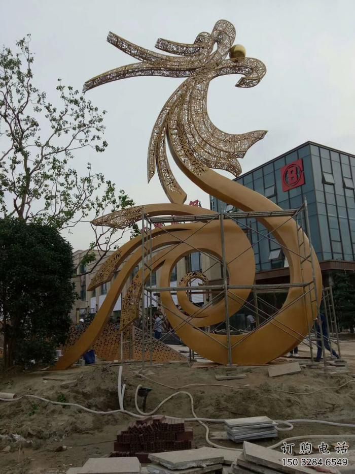 龙吐珠雕塑厂家,现代工艺设计 不锈钢龙吐珠雕塑园景