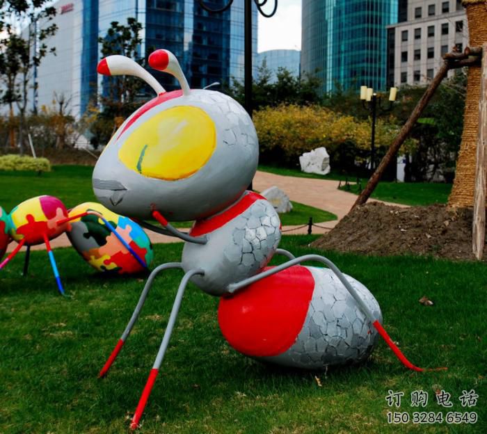 彩绘蚂蚁雕塑厂家 供应不锈钢彩绘蚂蚁雕塑 彩绘蚂蚁雕塑厂家 供应不锈钢彩绘蚂蚁雕塑