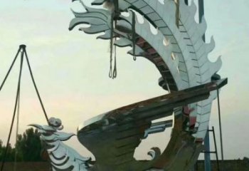 凤凰雕塑厂家 镜面动物雕塑 不锈钢镜面凤凰雕塑