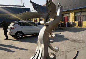 立体凤凰雕塑厂家 金属不锈钢凤凰雕塑生产厂家