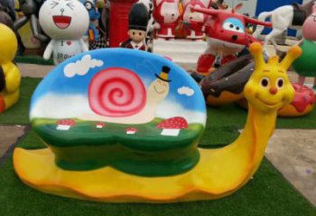 蜗牛坐凳雕塑厂家 卡通题材 卡通蜗牛坐凳雕塑价格