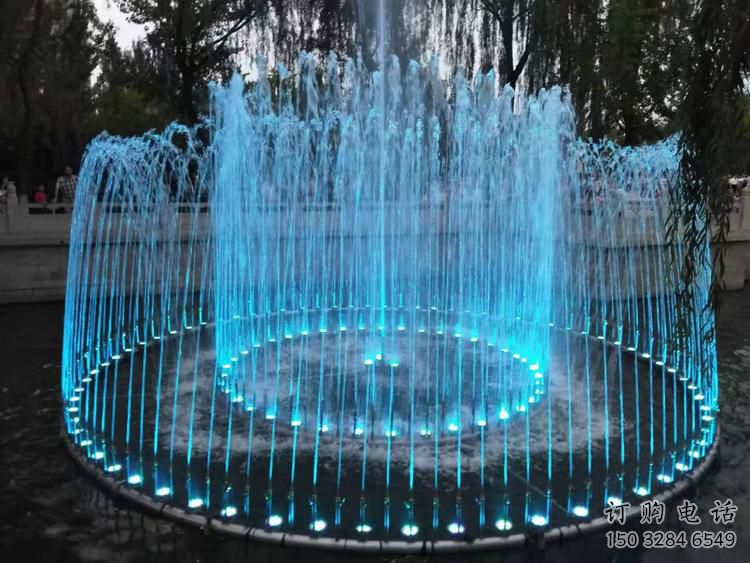 水景音色喷泉雕塑厂家 叠泉跳动方式