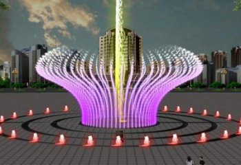 水景水体喷泉雕塑厂家 静动结合水景配置