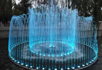 水景音色喷泉雕塑厂家 叠泉跳动方式