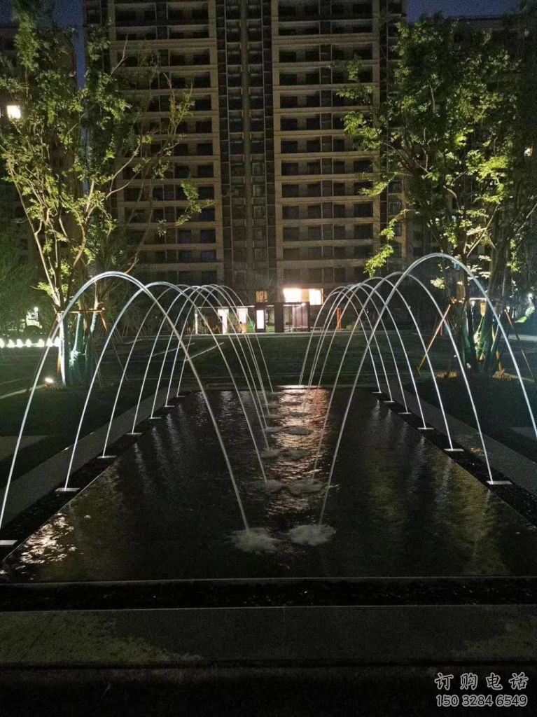 水景水雾喷泉雕塑厂家 机械塑造景观姿态