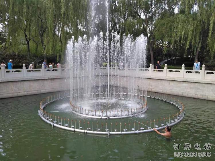 水景雾化喷泉雕塑厂家 冷弯增湿效果