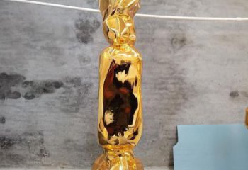 彩色糖果雕塑厂家 不锈钢烤漆糖果雕塑
