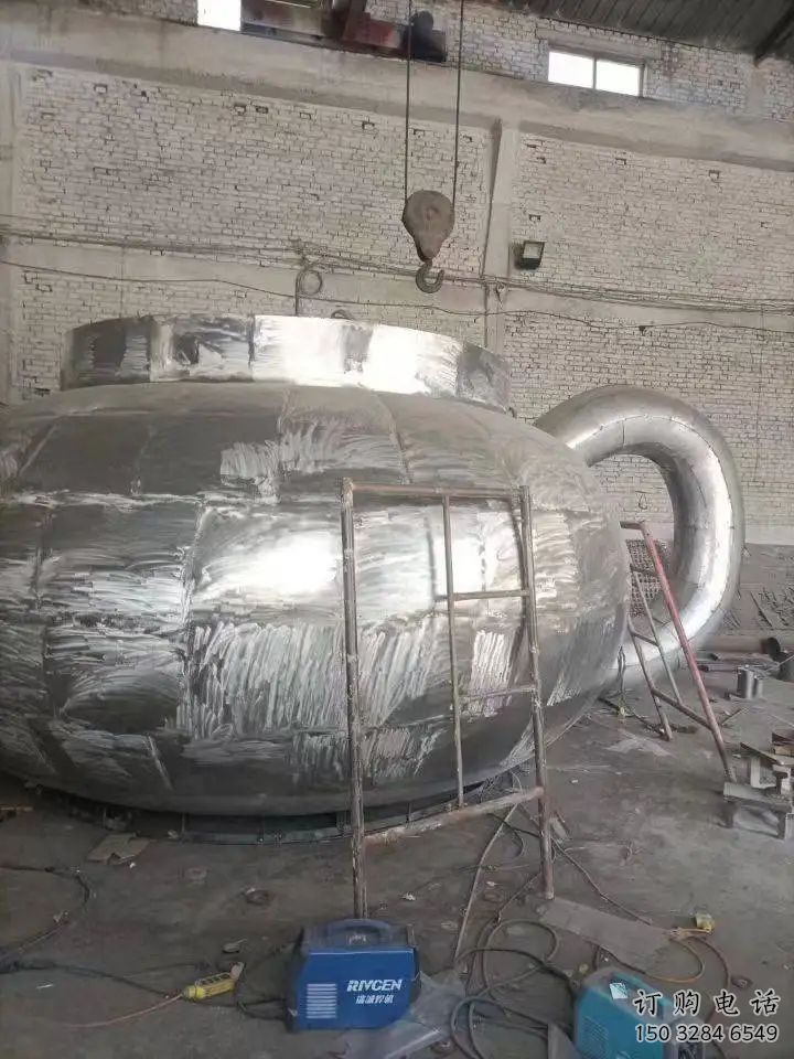 不锈钢天壶雕塑 金属天壶雕塑厂家