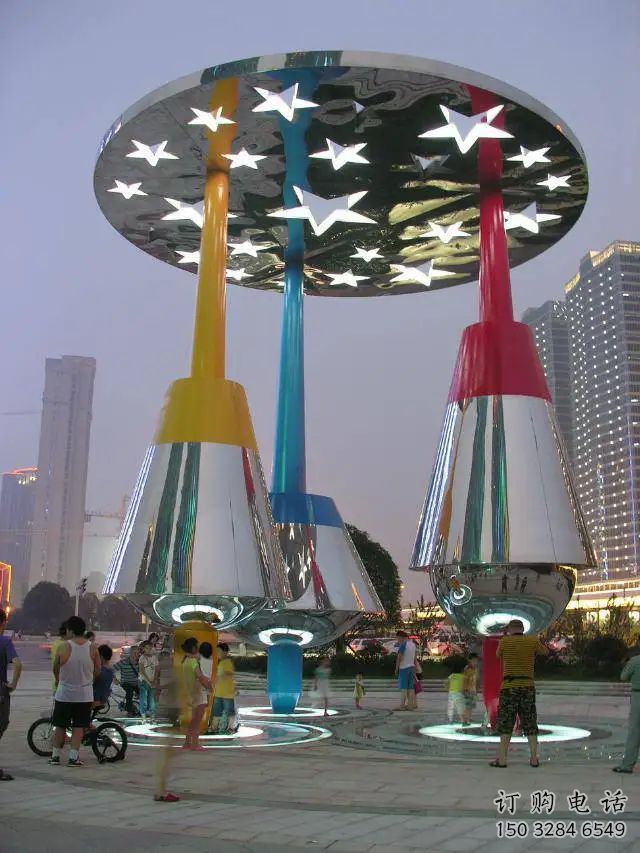 升华雕塑 广场景观雕塑 不锈钢升华雕塑