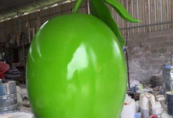 橄榄雕塑厂家 仿真植物 不锈钢橄榄雕塑厂