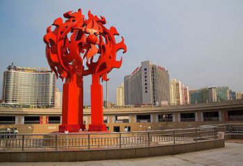 火炬雕塑 广场抽象雕塑 不锈钢火炬雕塑厂家