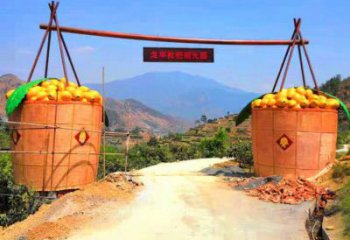 枇杷雕塑 水果艺术标识 不锈钢枇杷雕塑厂家
