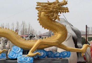 龙雕塑 喷漆彩绘动物雕塑 户外不锈钢龙雕塑厂家