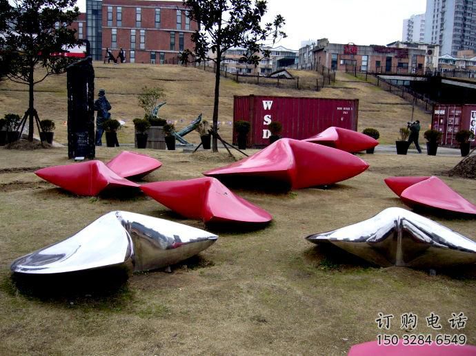 几何海星雕塑 广场街头摆件 户外商场海星雕塑厂家