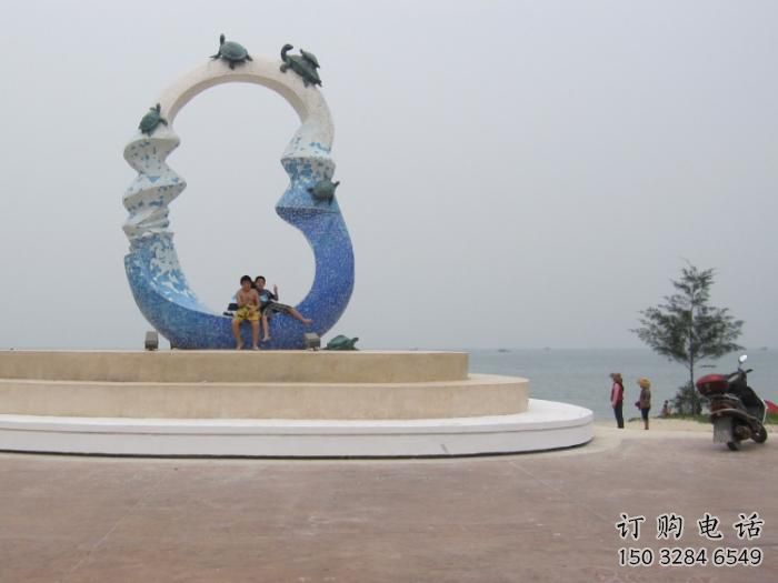 海洋海星雕塑 彩绘卡通小品 室外广场海星雕塑厂家