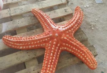 欧式海星雕塑 彩绘卡通摆件 幼儿园户外海星雕塑厂家