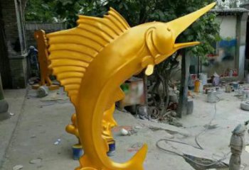 户外鱼儿雕塑厂家 海洋宾馆小品 酒店仿真鱼儿雕塑