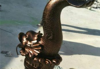 庭院鱼儿雕塑厂家 欧式仿真摆件 户外喷漆鱼儿雕塑