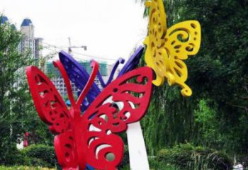 公园昆虫雕塑厂家 中式喷漆小品 风景区仿真昆虫雕塑