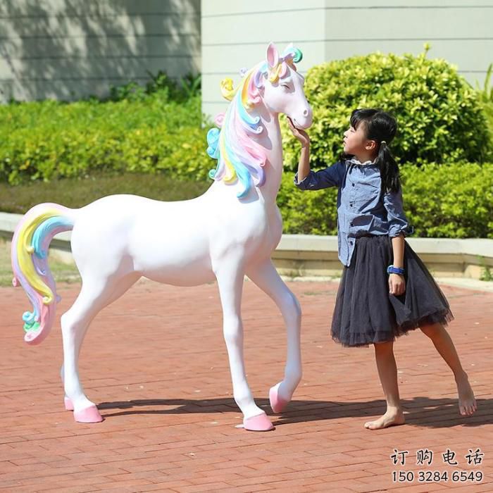 公园独角兽雕塑厂家 中式抽象小品 风景区仿古独角兽雕塑