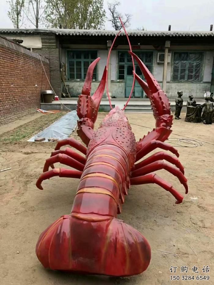 幼儿园龙虾雕塑厂家 卡通喷漆小品 户外异形龙虾雕塑 幼儿园龙虾雕塑厂家 卡通喷漆小品 户外异形龙虾雕塑