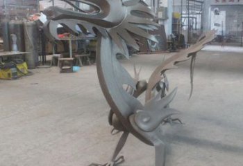 商场恐龙雕塑厂家 中式室内小品 酒店拉丝恐龙雕塑