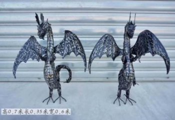 宾馆恐龙雕塑厂家 欧式仿真小品 大门口喷漆恐龙雕塑