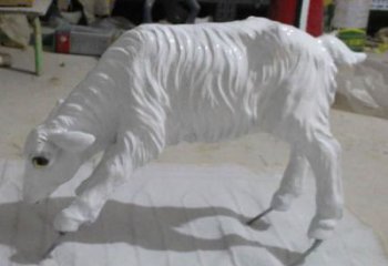 幼儿园山羊雕塑厂家 卡通喷漆小品 室内异形山羊雕塑