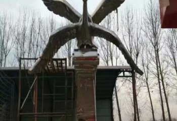 烤漆海燕雕塑厂家 户外宾馆摆件 大型抽象海燕雕塑