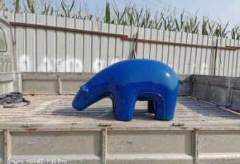 庭院狗熊雕塑厂家 欧式仿真摆件 户外喷漆狗熊雕塑