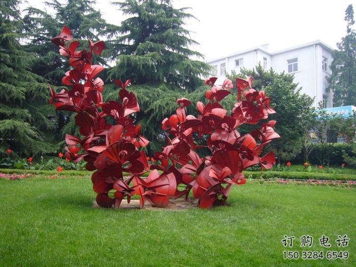 几何彩蝶雕塑厂家 中式户外摆件 草地仿真彩蝶雕塑 几何彩蝶雕塑厂家 中式户外摆件 草地仿真彩蝶雕塑