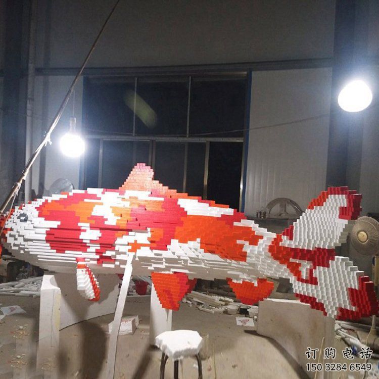风景区鱼雕塑厂家 中式室内摆件 大型彩绘鱼雕塑 风景区鱼雕塑厂家 中式室内摆件 大型彩绘鱼雕塑