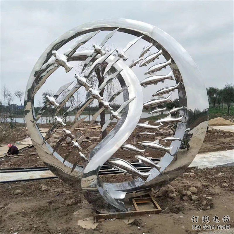 哑光麦穗鱼雕塑厂家 大型镂空摆件 风景区抽象麦穗鱼雕塑 哑光麦穗鱼雕塑厂家 大型镂空摆件 风景区抽象麦穗鱼雕塑