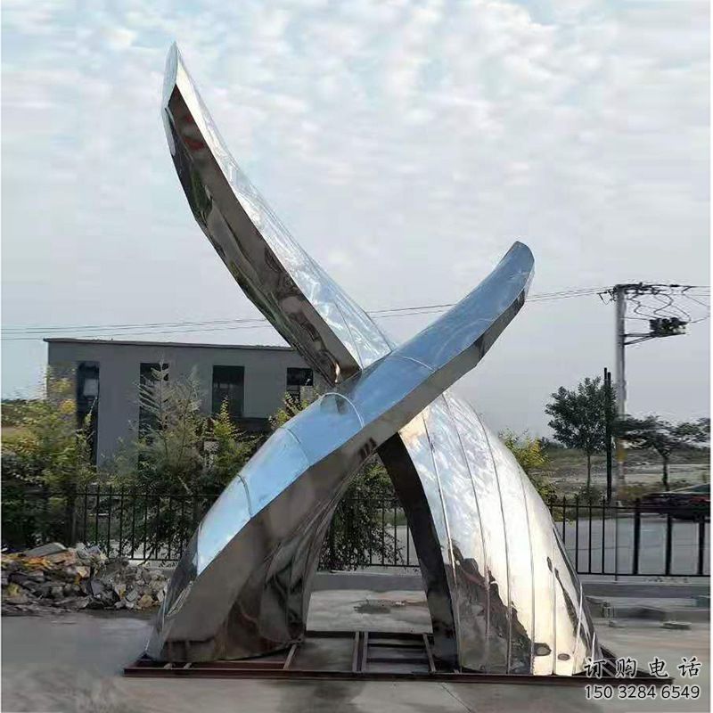 锻造鱼尾雕塑厂家 卡通镜面摆件 广场哑光鱼尾雕塑 锻造鱼尾雕塑厂家 卡通镜面摆件 广场哑光鱼尾雕塑