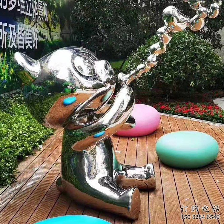 别墅猫雕塑厂家 卡通镜面小品 户外仿真猫雕塑 别墅猫雕塑厂家 卡通镜面小品 户外仿真猫雕塑