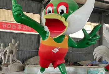 烤漆飞鸟雕塑厂家 户外卡通摆件 广场公园飞鸟雕塑