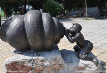 商场海螺雕塑厂家 中式抽象小品 公园仿古海螺雕塑