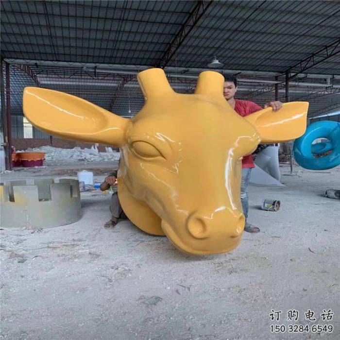 村口牛头雕塑厂家 中式烤漆摆件 户外大型牛头雕塑 村口牛头雕塑厂家 中式烤漆摆件 户外大型牛头雕塑