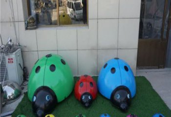 商场甲壳虫雕塑厂家 中式户外小品 酒店拉丝甲壳虫雕塑