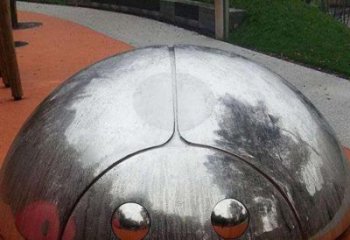 游乐场瓢虫雕塑厂家 现代抽象摆件 住宅小区仿真瓢虫雕塑