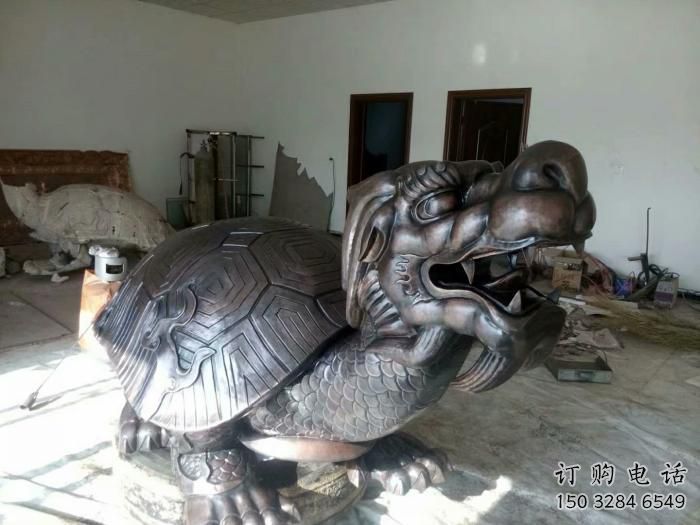 街道乌龟雕塑厂家 创意村口小品 酒店拉丝乌龟雕塑