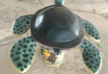 幼儿园乌龟雕塑厂家 卡通喷漆小品 户外异形乌龟雕塑