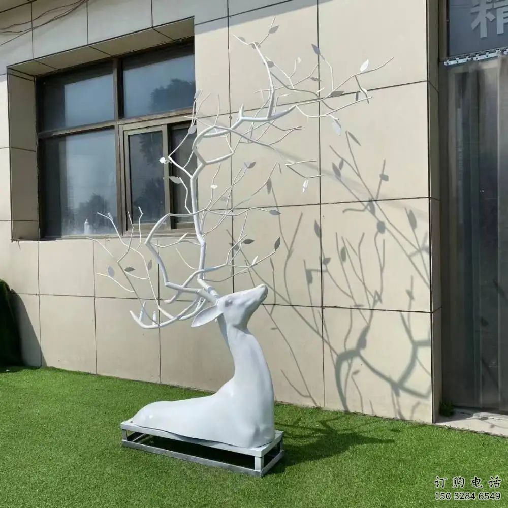 宾馆鹿头雕塑厂家 欧式仿真小品 户外喷漆鹿头雕塑 宾馆鹿头雕塑厂家 欧式仿真小品 户外喷漆鹿头雕塑