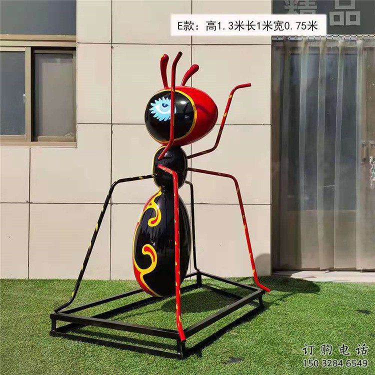 商场蚂蚁雕塑厂家 中式室内小品 酒店拉丝蚂蚁雕塑