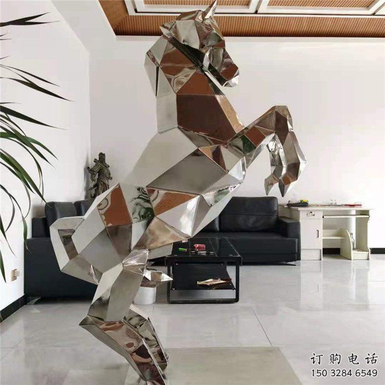 步行街奔马雕塑厂家 创意欧式摆件 户外切面奔马雕塑 步行街奔马雕塑厂家 创意欧式摆件 户外切面奔马雕塑