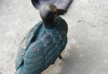 大门口鸭子雕塑厂家 欧式宾馆摆件 风景区仿古鸭子雕塑