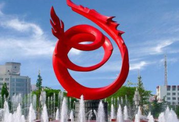 宾馆飞龙雕塑厂家 欧式仿真小品 户外喷漆飞龙雕塑