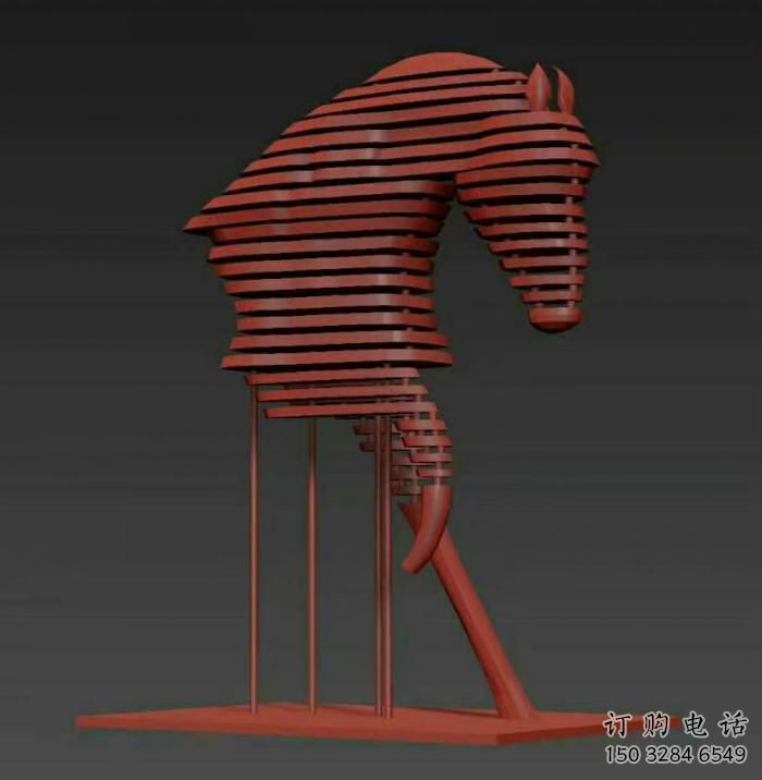 别墅区马头雕塑厂家 卡通喷漆小品 户外镂空马头雕塑 别墅区马头雕塑厂家 卡通喷漆小品 户外镂空马头雕塑