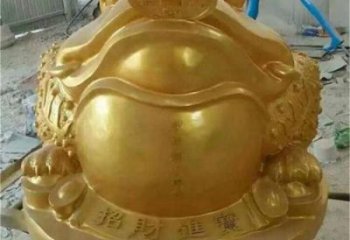 大门口金蟾雕塑厂家 欧式宾馆摆件 风景区仿古金蟾雕塑